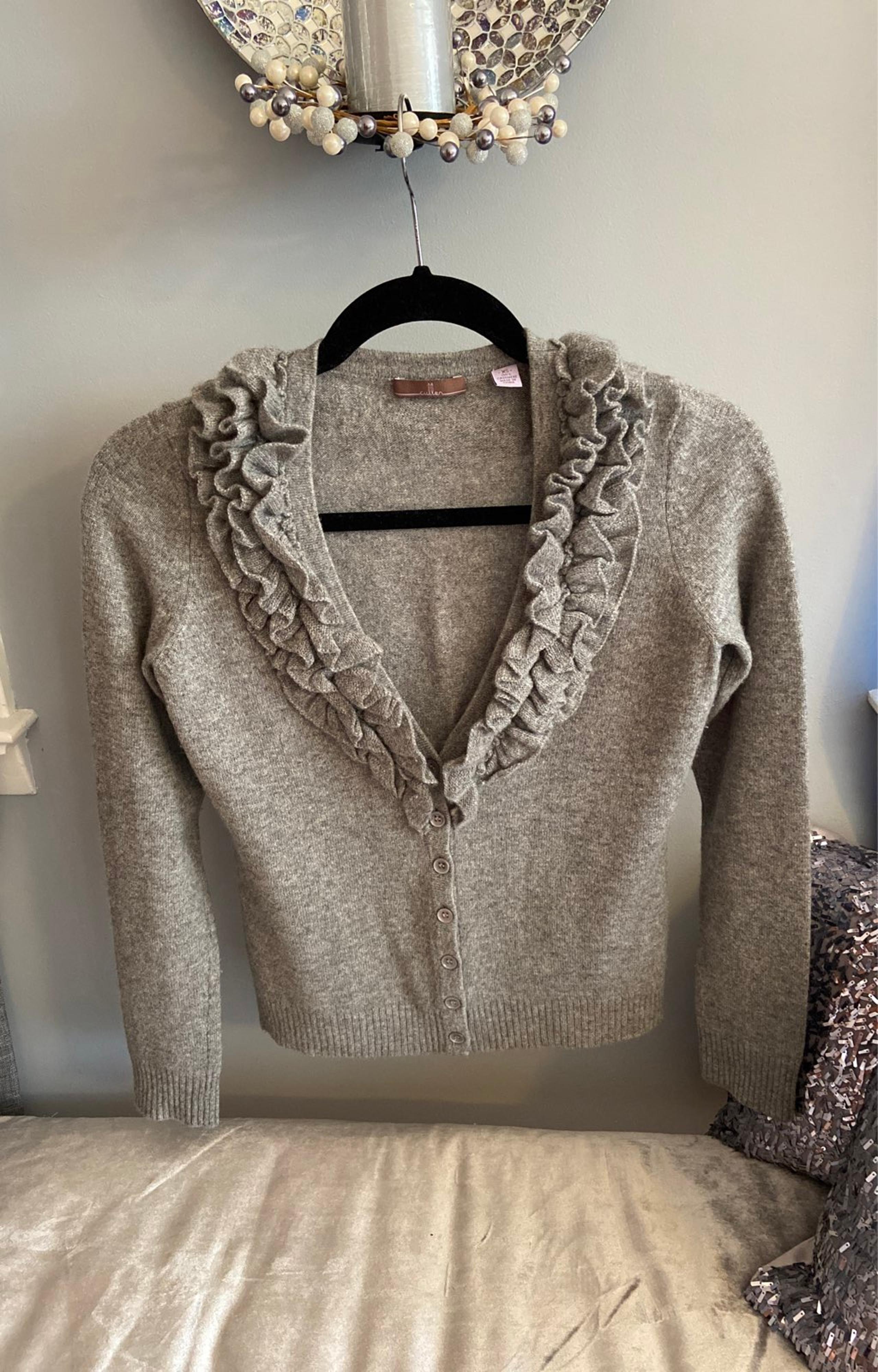 100% Cashmere Cardigan By Cullen XS