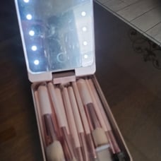 BS-MALL Travel Makeup Brush Set Foundation Powder Concealers Eye Shadows Makeup