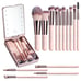BS-MALL Travel Makeup Brush Set Foundation Powder Concealers Eye Shadows Makeup