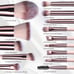 BS-MALL Travel Makeup Brush Set Foundation Powder Concealers Eye Shadows Makeup