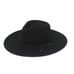 NWT BRIXTON Ashley Felt Hat 100% WOOL BLACK ONE SIZE