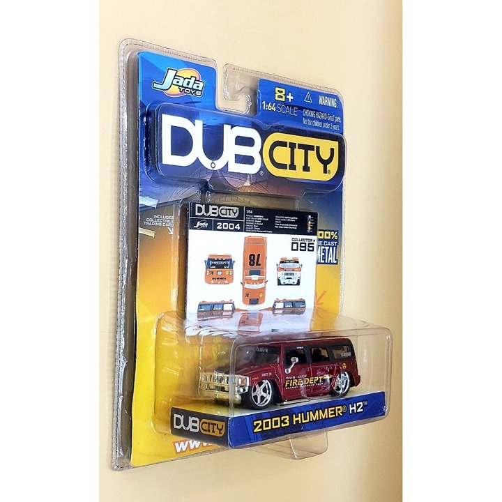 Jada Toys 03 2003 Hummer H2 Dub City Fire Department