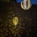 Hanging Solar Lights, Tomshine Solar Lantern LED Moroccan Garden Lights Metal La