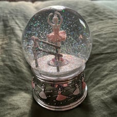 Reed & Barton ballerina snow globe