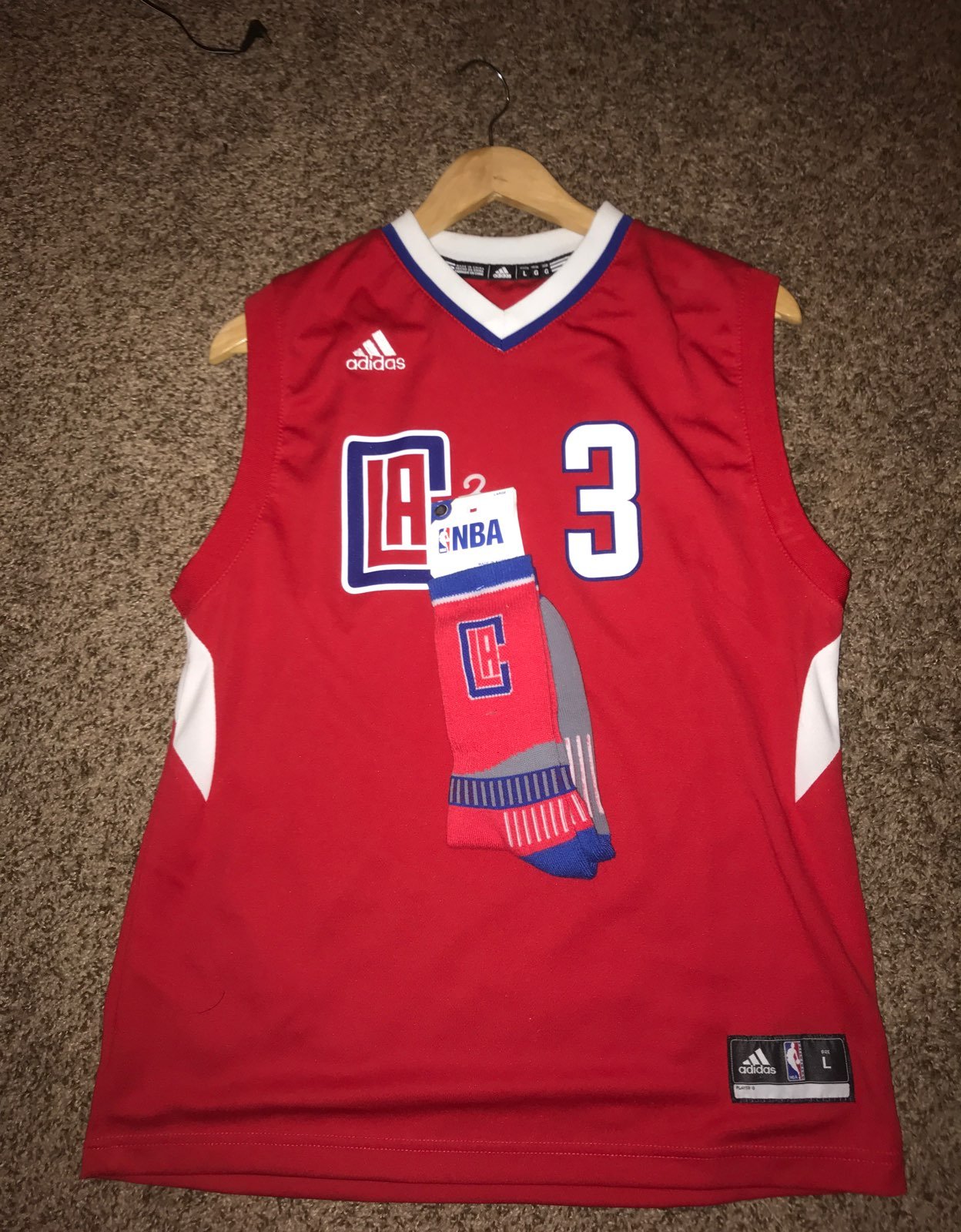 Chris Paul Jersey And Clippers Socks