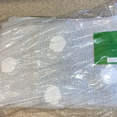 Kate Spade bath rug deco dot gray with white