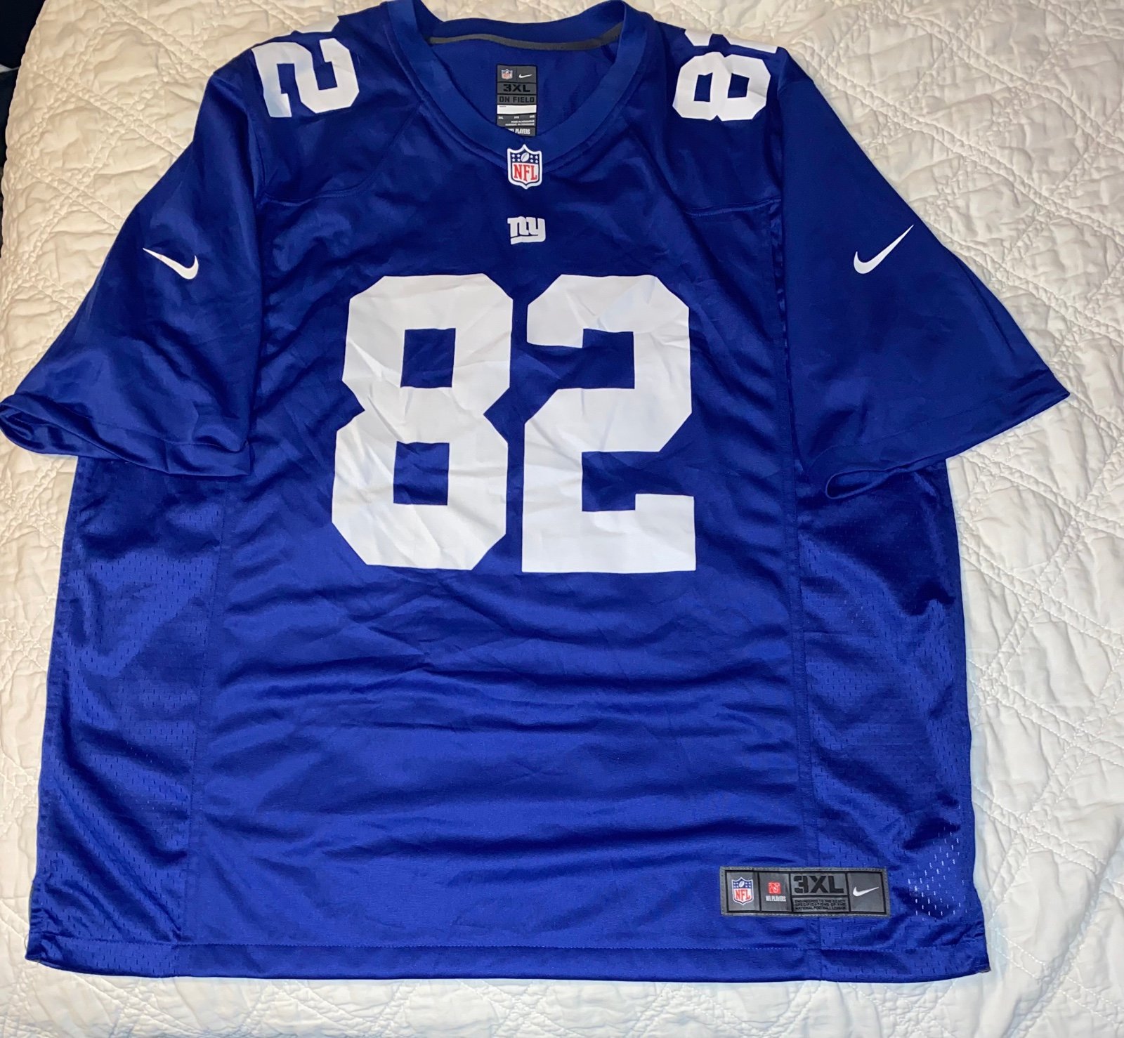 Nike New York Giants Bellinger Blue Men’s Jersey Sz 3XL
