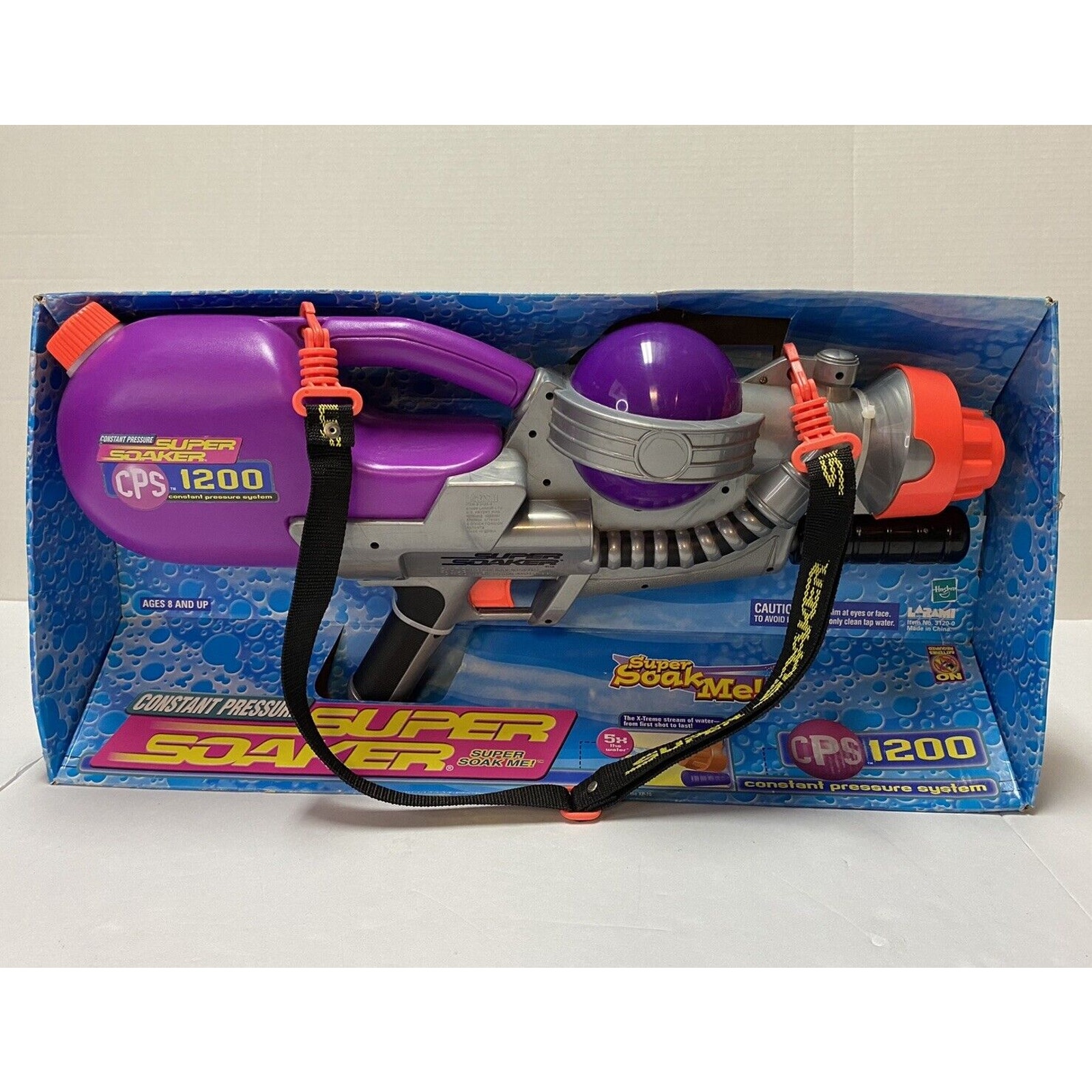 RARE 1999 Larami SUPER SOAKER CPS 1200 Squirt Gun Water Toy Vintage NEW IN BOX