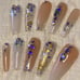 Nude Sparkle Press On Nails...