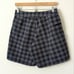 Patagonia Wavefarer Board Shorts Men's 30 Swim Trunks Check Plaid Gray Blue EUC