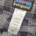 Patagonia Wavefarer Board Shorts Men's 30 Swim Trunks Check Plaid Gray Blue EUC