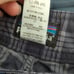 Patagonia Wavefarer Board Shorts Men's 30 Swim Trunks Check Plaid Gray Blue EUC