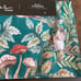 Nicole Miller Fall Floral Squirrel Placemats Set Of 4 Colorful New Mushrooms