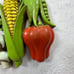 Syroco Vegetable Wall Hangings Farmhouse Fruit Bread Corn Vintage Set of 9