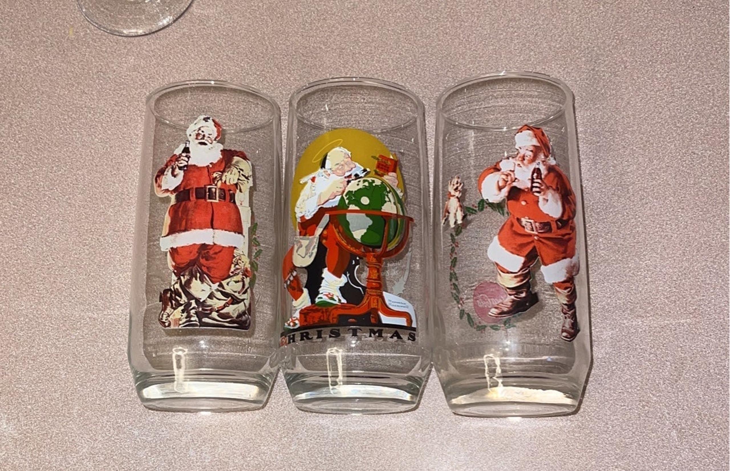 Glasses Coca-Cola
