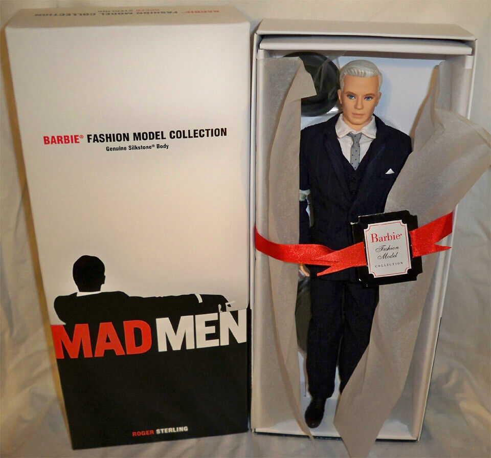 BARBIE KEN Silkstone Mad Men Roger Sterling Club Exclusive club doll NRFB 2010