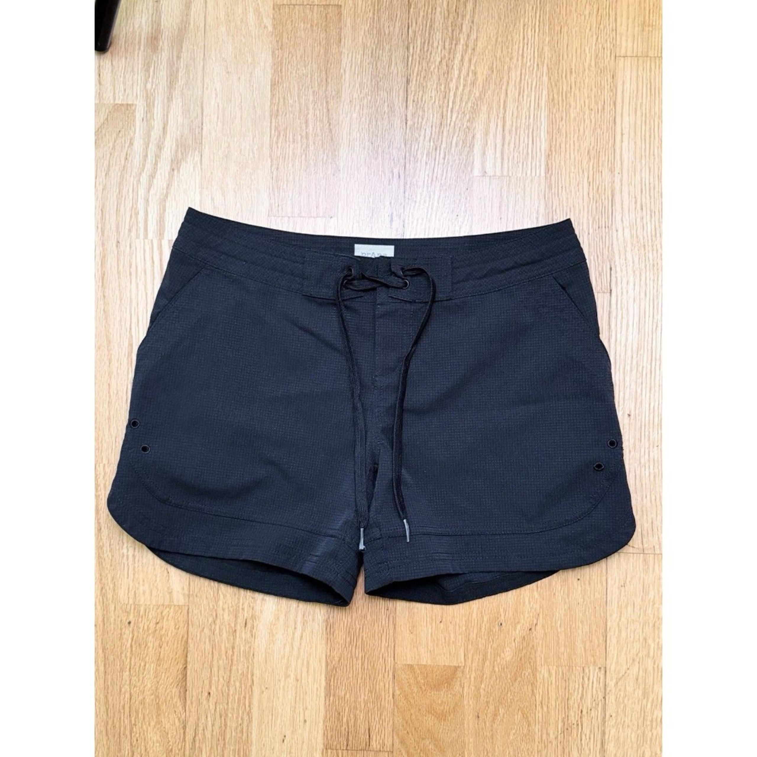 Prana Women's Ebelie Board Short Black Pockets 5” UPF 50+ Size XS