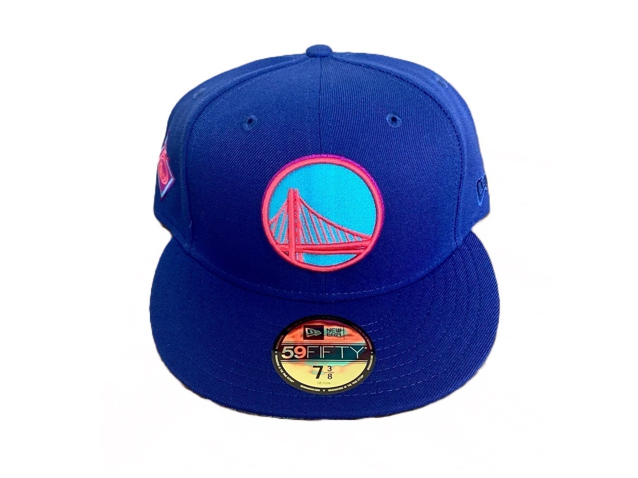 Golden State Warriors Hat New Era 59FIFTY Fitted 7-3/8 Interstellar Jelly NEW