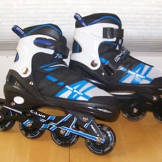 C Lou Inline Adjustable Light Up Wheels Roller Skates 6-7 Youth Fits Womens 8-9