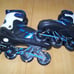 C Lou Inline Adjustable Light Up Wheels Roller Skates 6-7 Youth Fits Womens 8-9