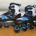 C Lou Inline Adjustable Light Up Wheels Roller Skates 6-7 Youth Fits Womens 8-9