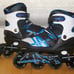 C Lou Inline Adjustable Light Up Wheels Roller Skates 6-7 Youth Fits Womens 8-9