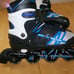 C Lou Inline Adjustable Light Up Wheels Roller Skates 6-7 Youth Fits Womens 8-9