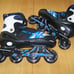 C Lou Inline Adjustable Light Up Wheels Roller Skates 6-7 Youth Fits Womens 8-9