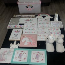 Huge hobby lobby unicorn decor bundle