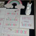 Huge hobby lobby unicorn decor bundle