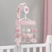 Lambs & Ivy Baby Girls Rule the World Pink Floral 5 Pc Nursery Crib Bedding Set
