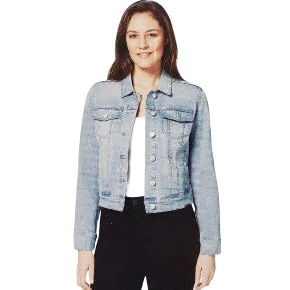 NEW Nine West Sarah Jean Jacket Ashville Women's Size XXL Light Wash NWT