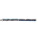 Dannijo Blue/White Crystal/Opal Giulia Chain Link Gunmetal Bracelet