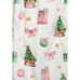 Christmas Tree Snowglobe Throw Blanket Pink Bows Presents Ornaments 50x70 NEW