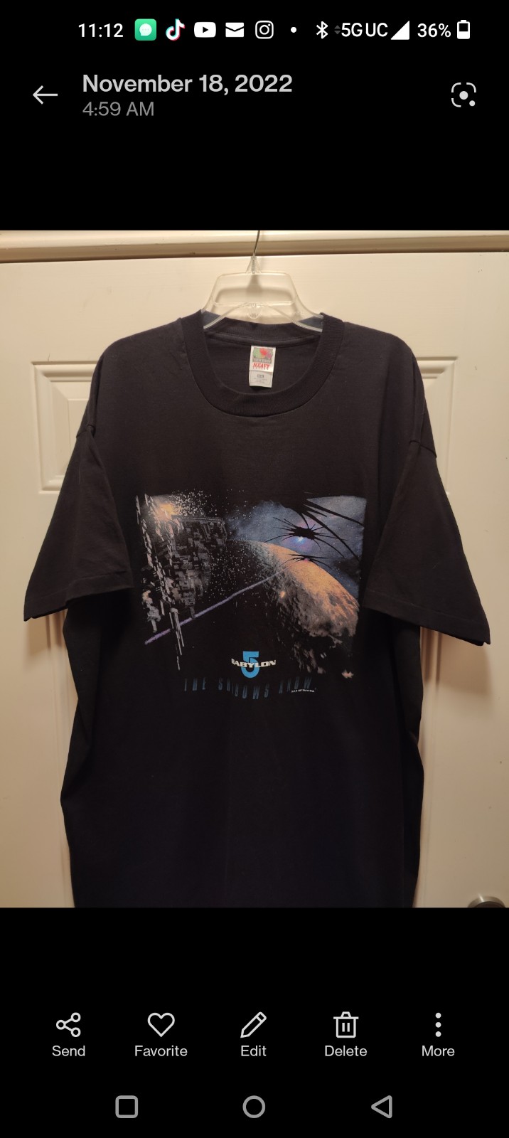 Babylon 5 vintage shirt 1997