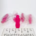 Tupperware magnet rare mini bottle Pink new Set of 5 Tinietreasures
