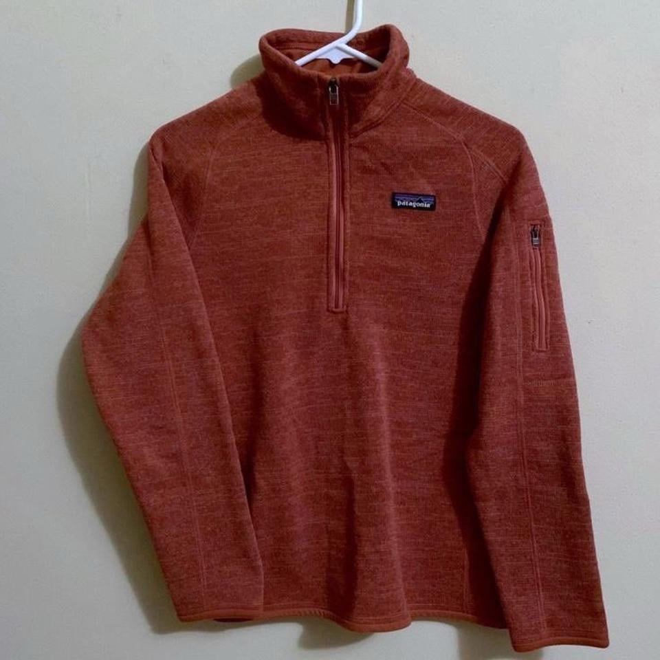 Patagonia Better Sweater, Pullover, Burnt Orange, size small