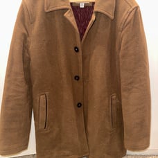 Vintage Cole Haan wool coat! Lined with red Beautiful !! Size M