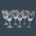 6 Duncan Miller Teardrop Clear Glass Wine Clarets 5