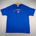 Vintage US Soccer National Team Signed T-Shirt Mens XL Blue Center Swoosh Auto