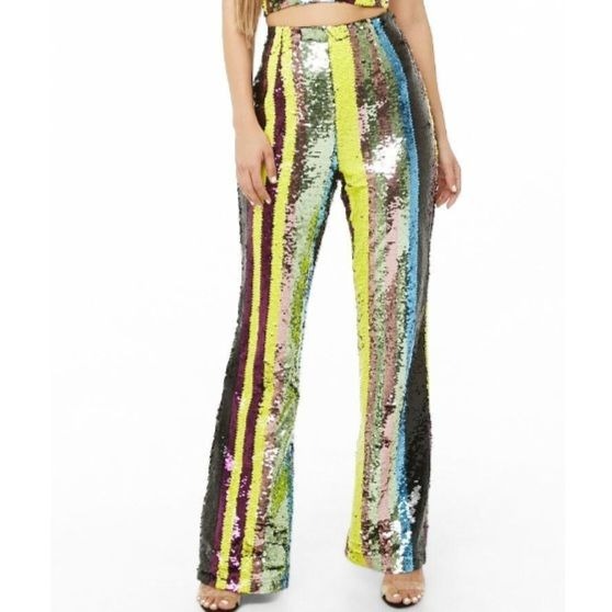 FOREVER 21 Sequin Dress Pants for Women Mercari