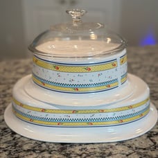 Vtg Cornigware Elegance bakeware set
