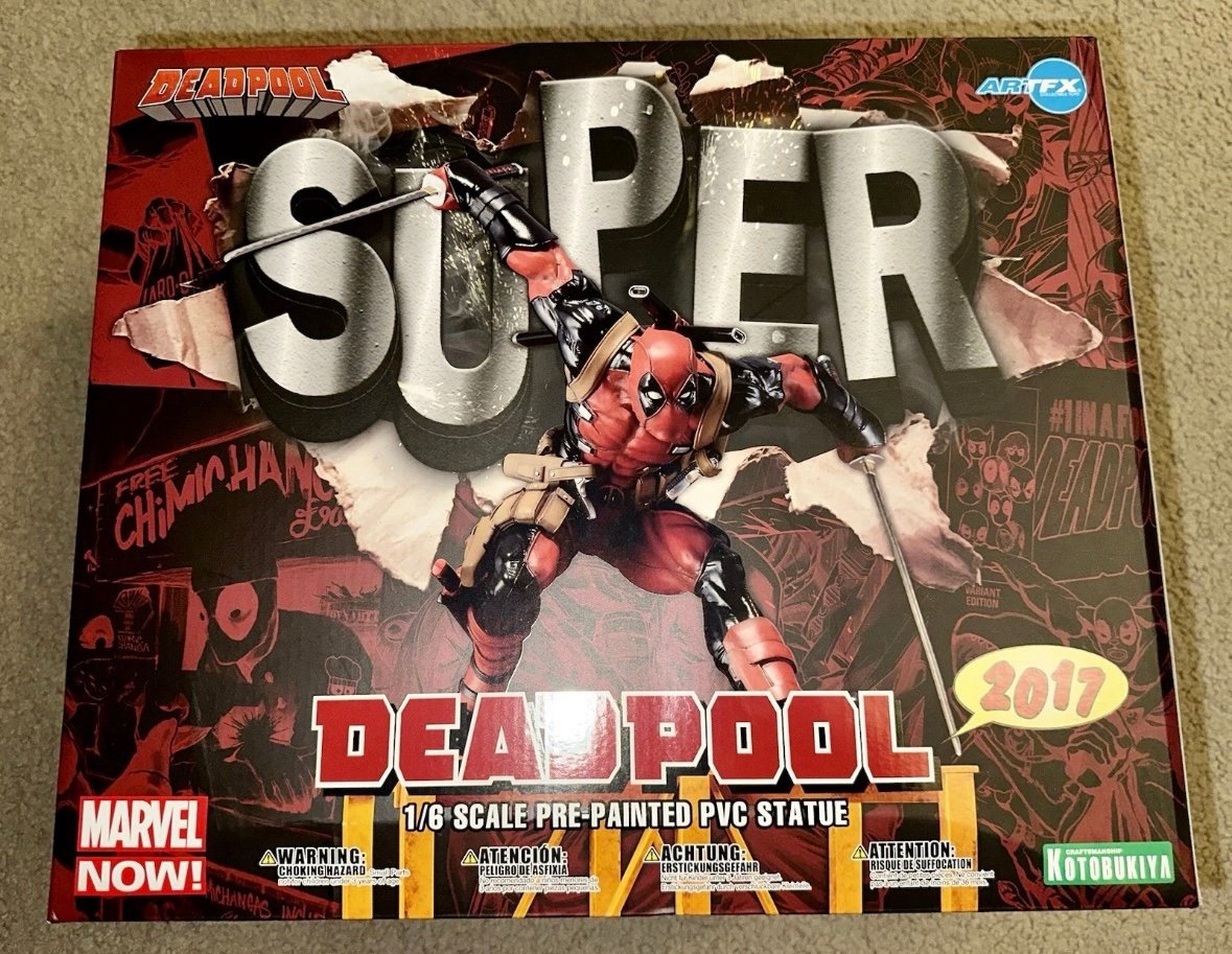 Deadpool MARVEL 1/6 Scale Kotobukiya ARTFX Figure Statue Limited Edition X-Men