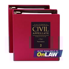 California Civil Appellate Practice VOL 1 & 2 - 3rd edition