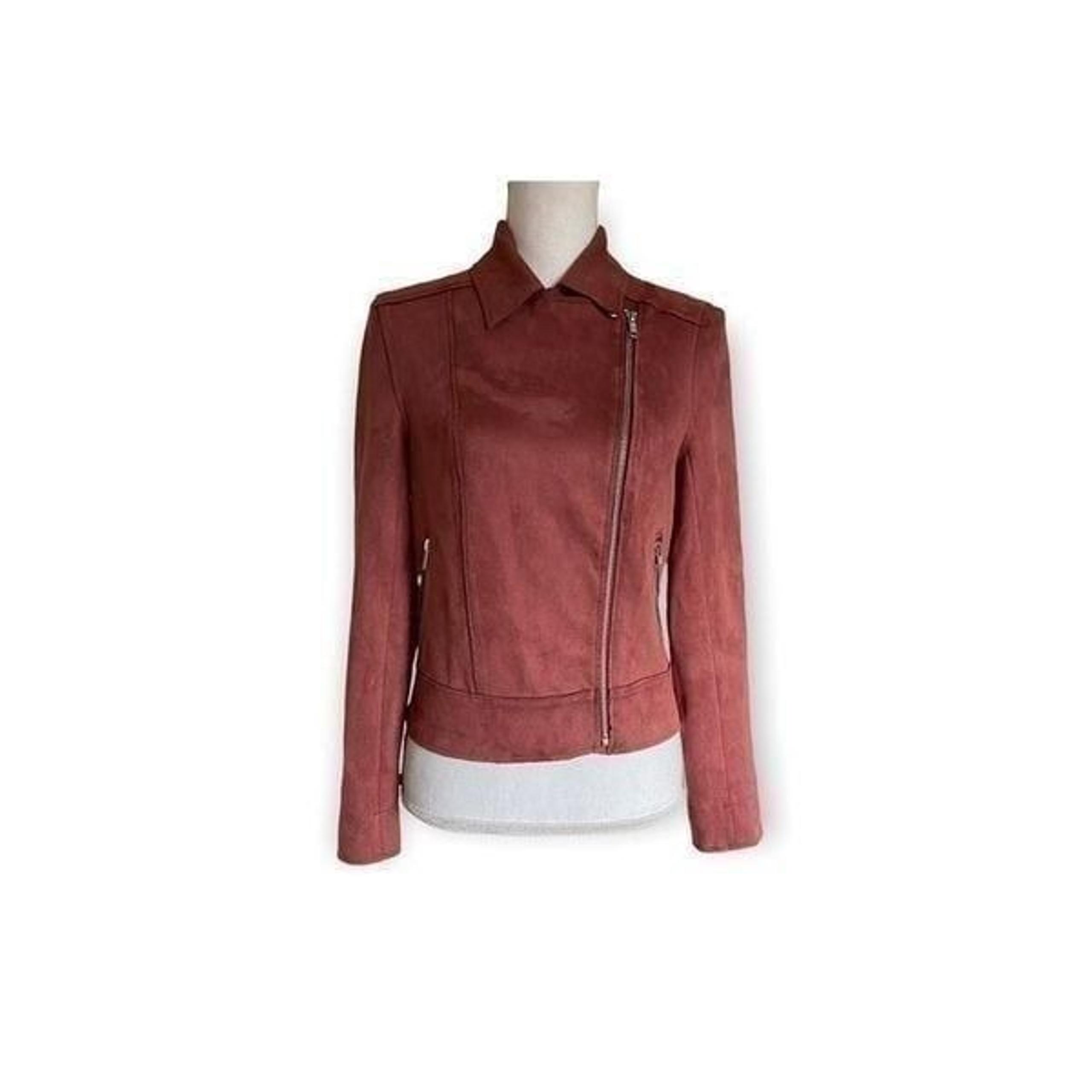 Evereve Level 99 Tabitha Sueded Moto Jacket