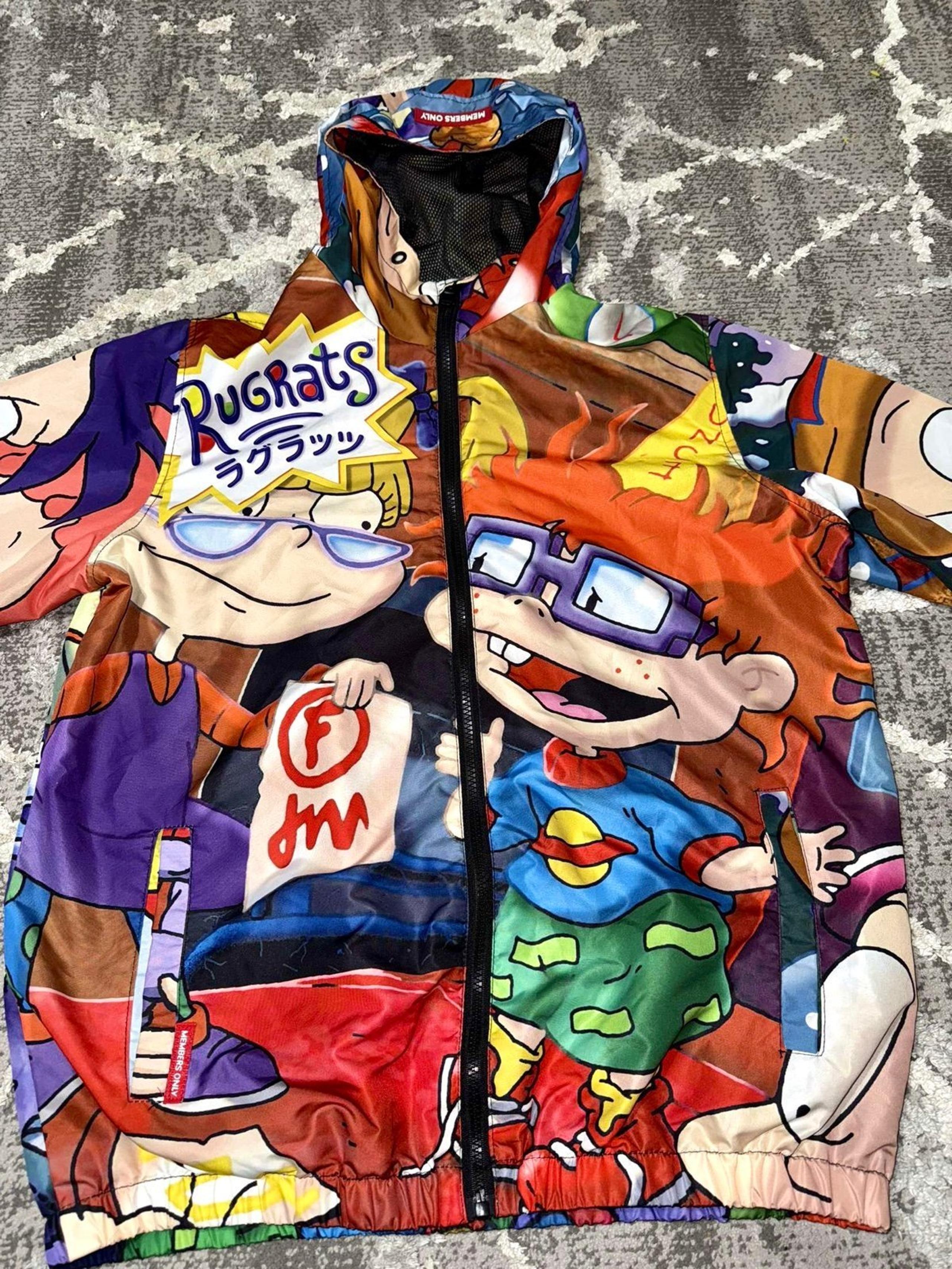 Member Only X Nickelodeon Rugrats Windbreaker Jacket Men’s Size M✨LIKE NEW✨