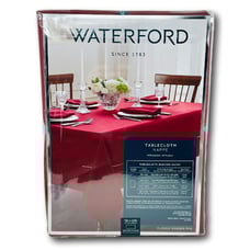 Waterford Tablecloth Red Holiday Christmas 70 x 126 Oblong