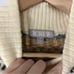 J. Crew Fair Isle Mockneck Pullover Sweater Neutral Cream Tan Wool Blend