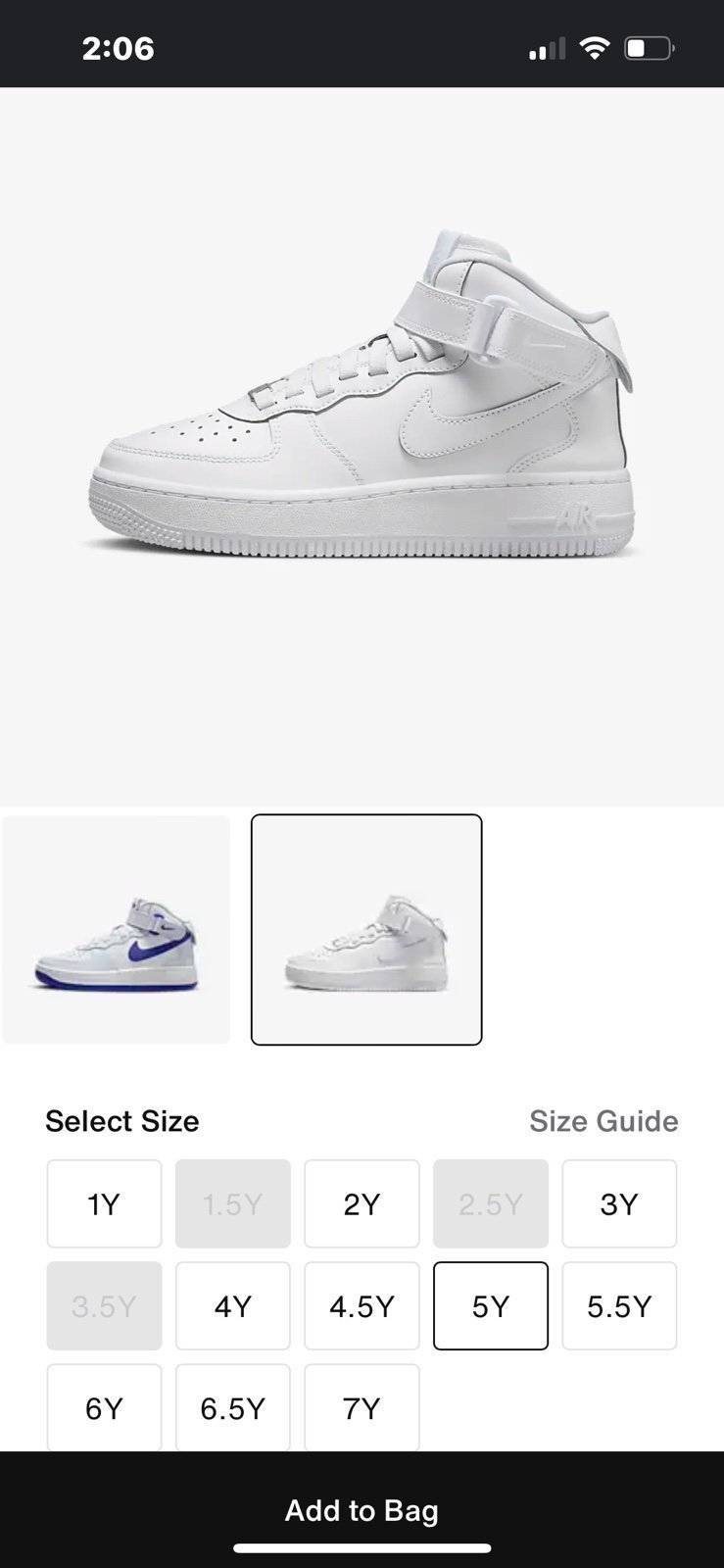 Nike Air Force 1 Mid LE Shoes