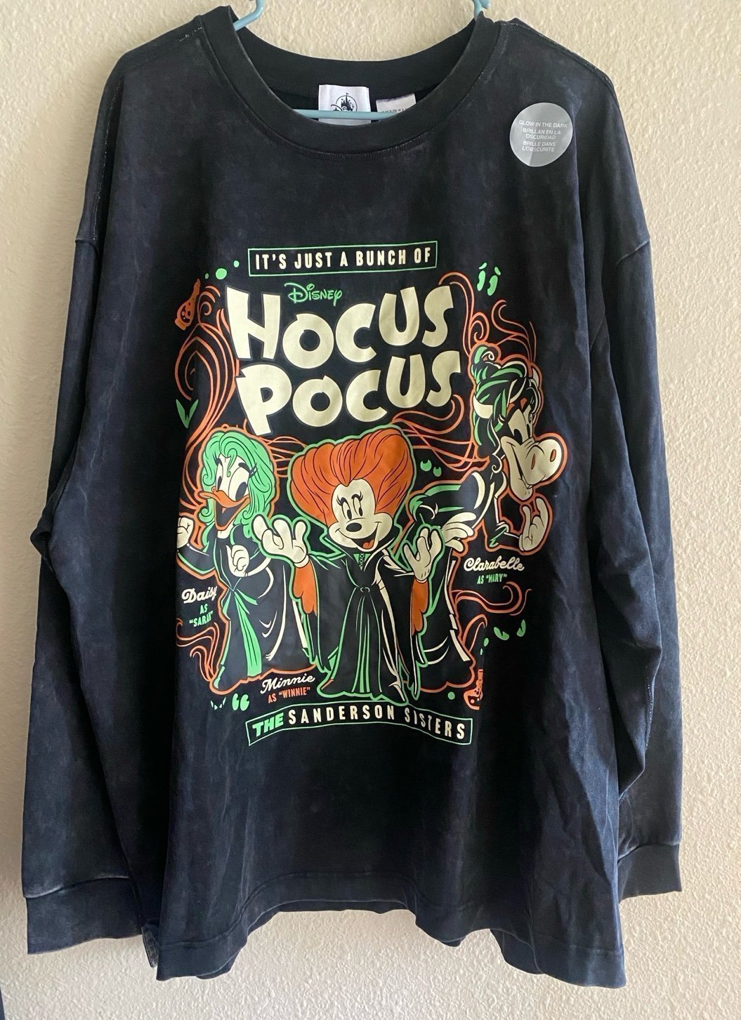 Disneyland Hocus Pocus Minnie Daisy Clarabelle Long Sleeve